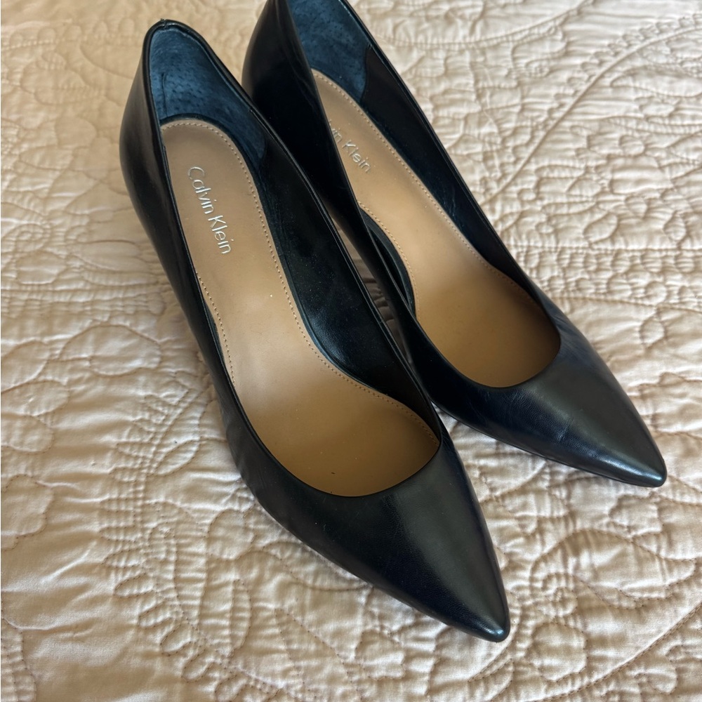 Calvin Klein Black Stiletto Heels